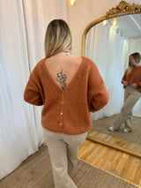 51 - Gilet LOU - Marron / Orangé 🧡