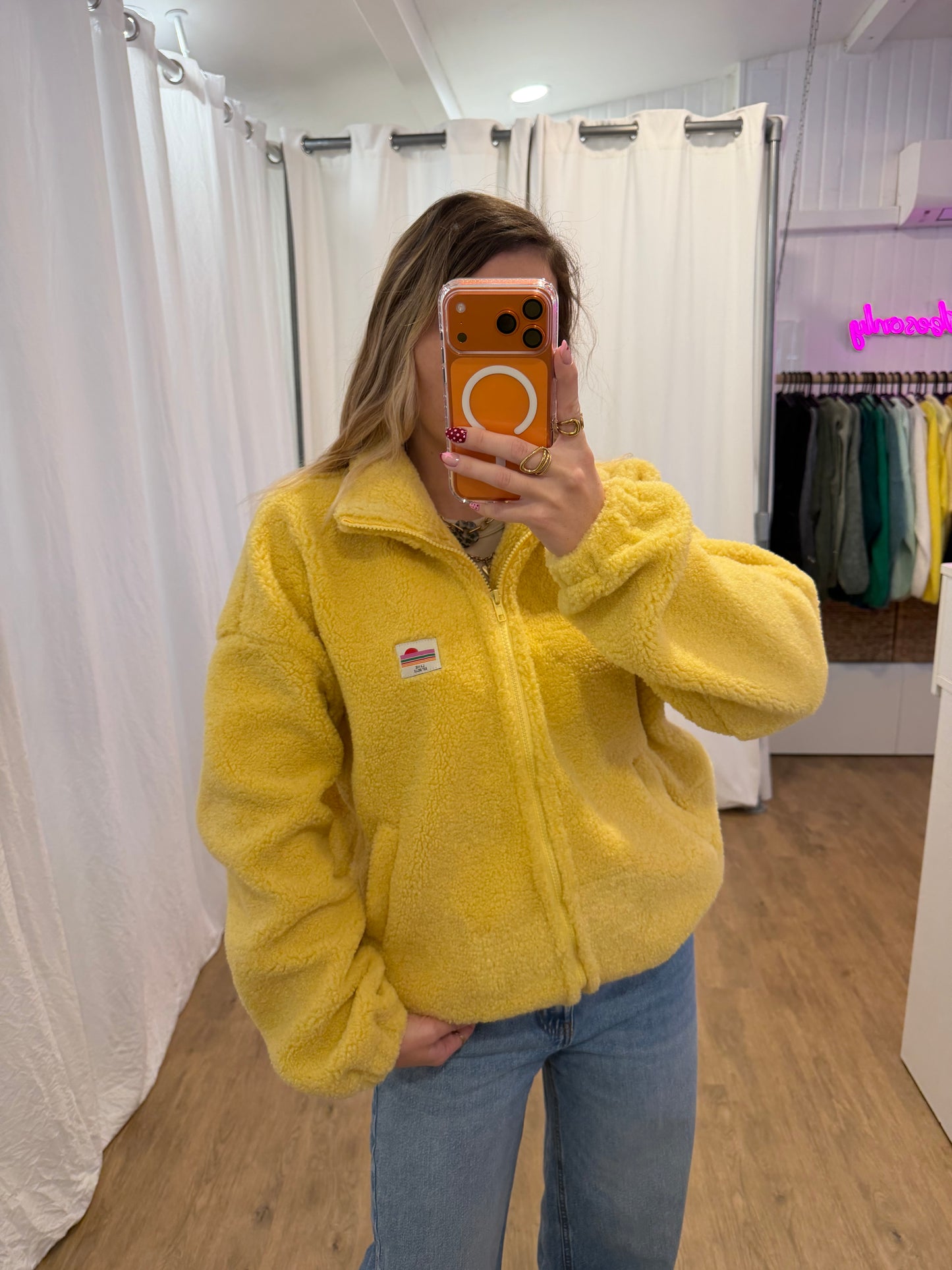 Veste polaire AVA Jaune