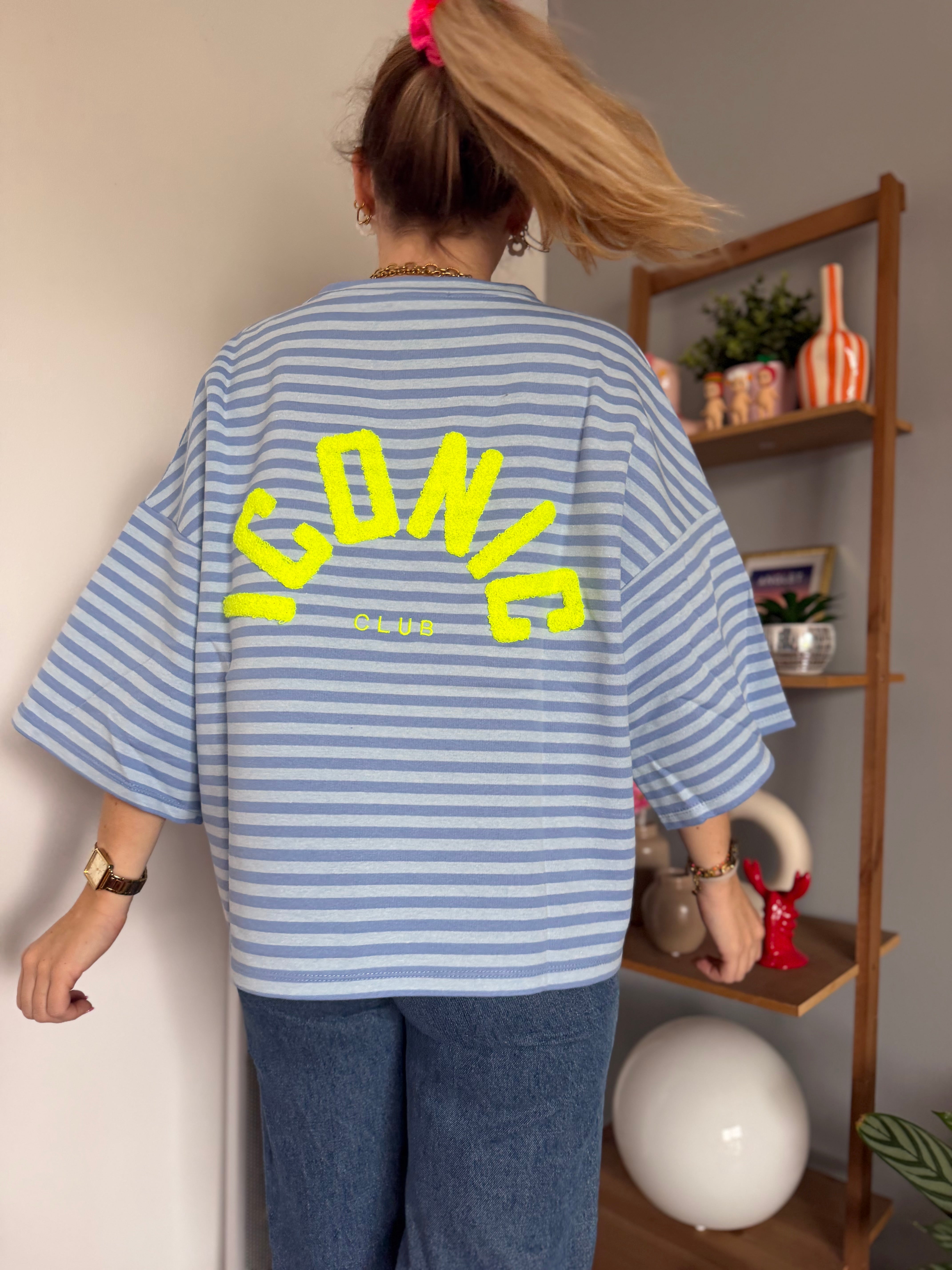 T-shirt marinière ICONIC Bleu + Bleu