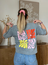 T-shirt MADE FOR MORE Gris ••