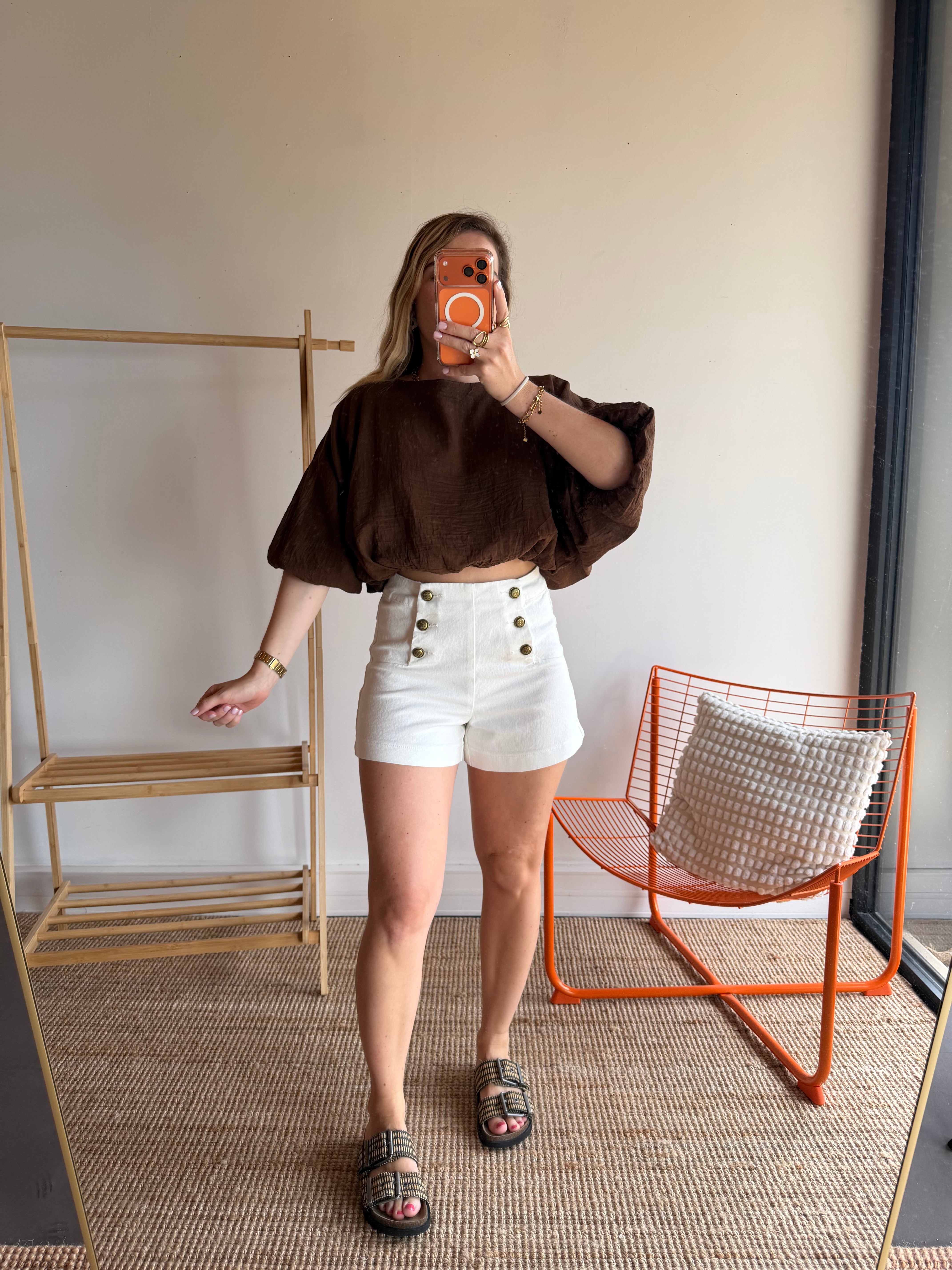 Blouse LISA Chocolat