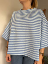 T-shirt marinière ICONIC Bleu + Bleu