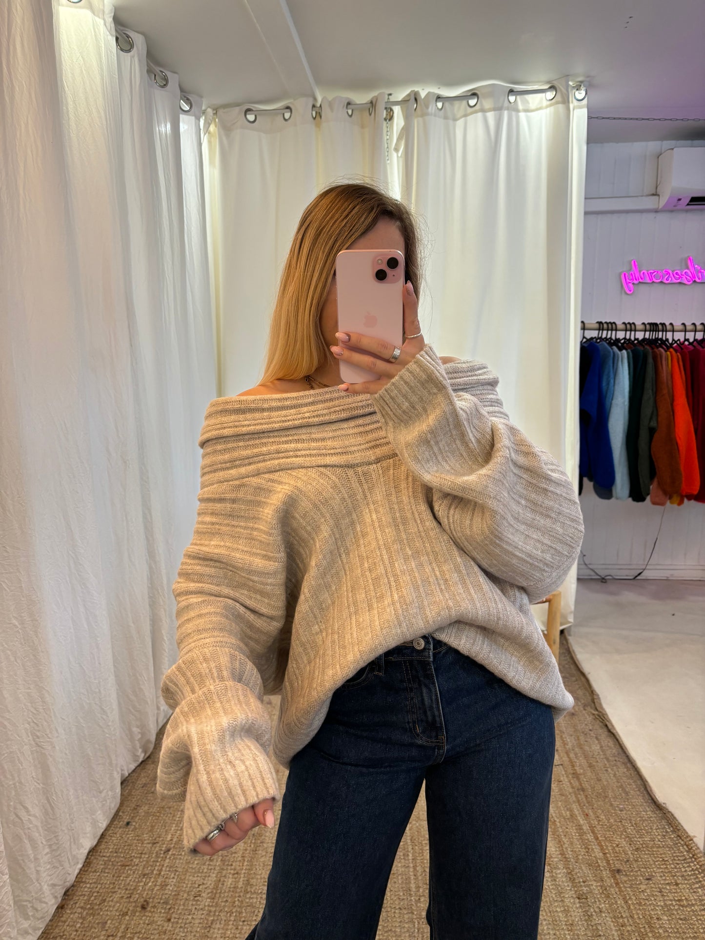 Pull PATT Beige