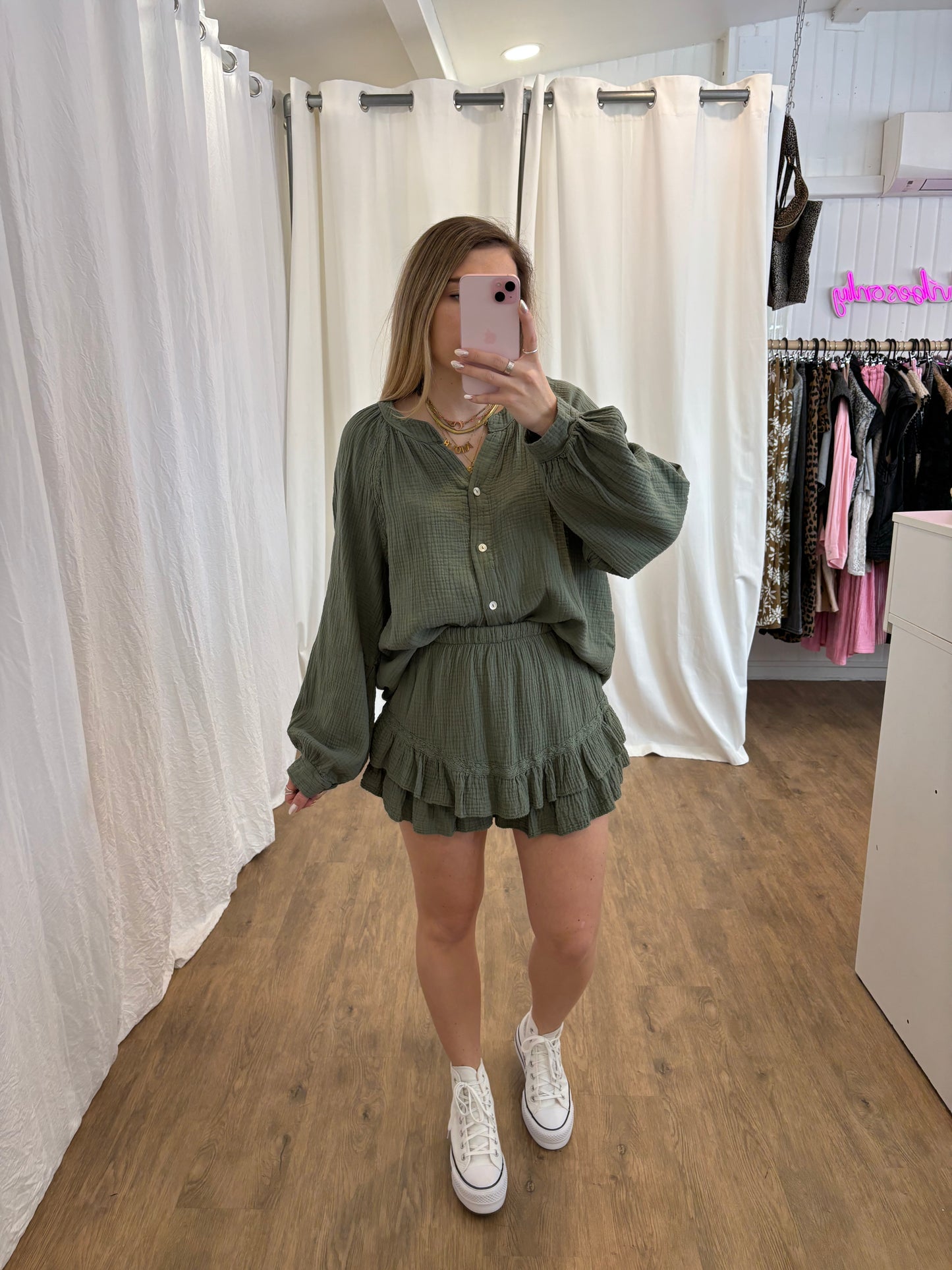 Blouse LYA Kaki