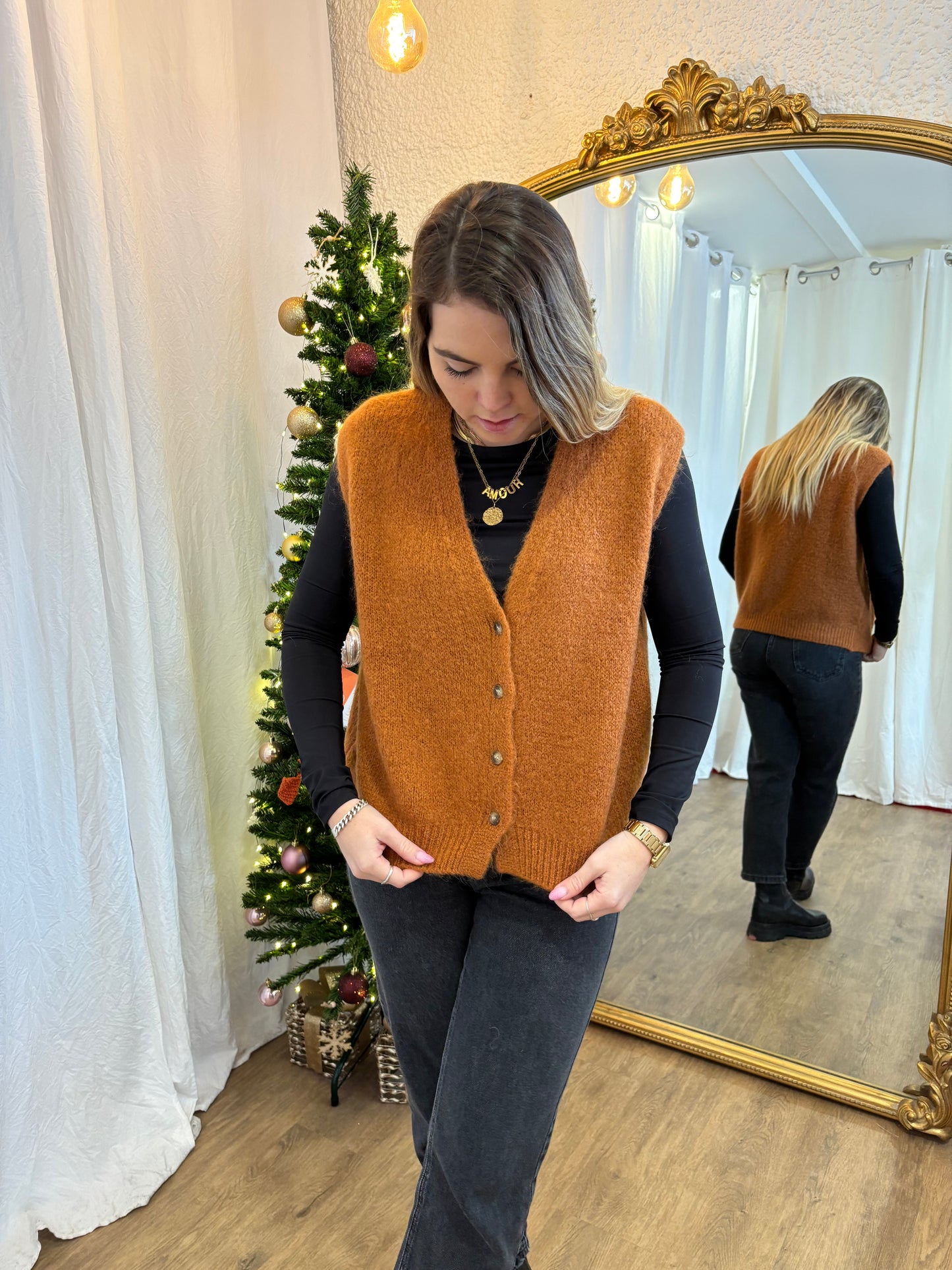 17 - Gilet TOM Caramel