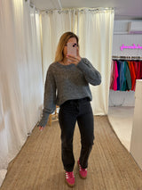 Pull CLAUDIA Gris foncé