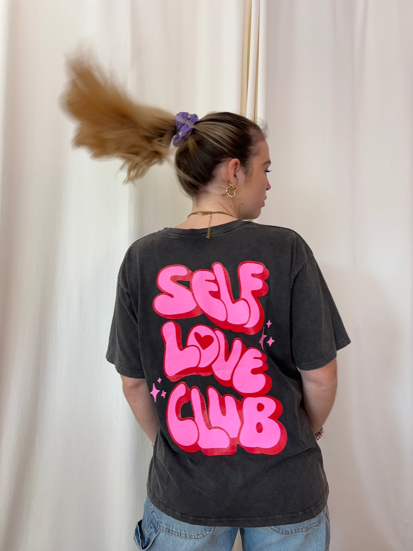 T-shirt SELF LOVE Noir