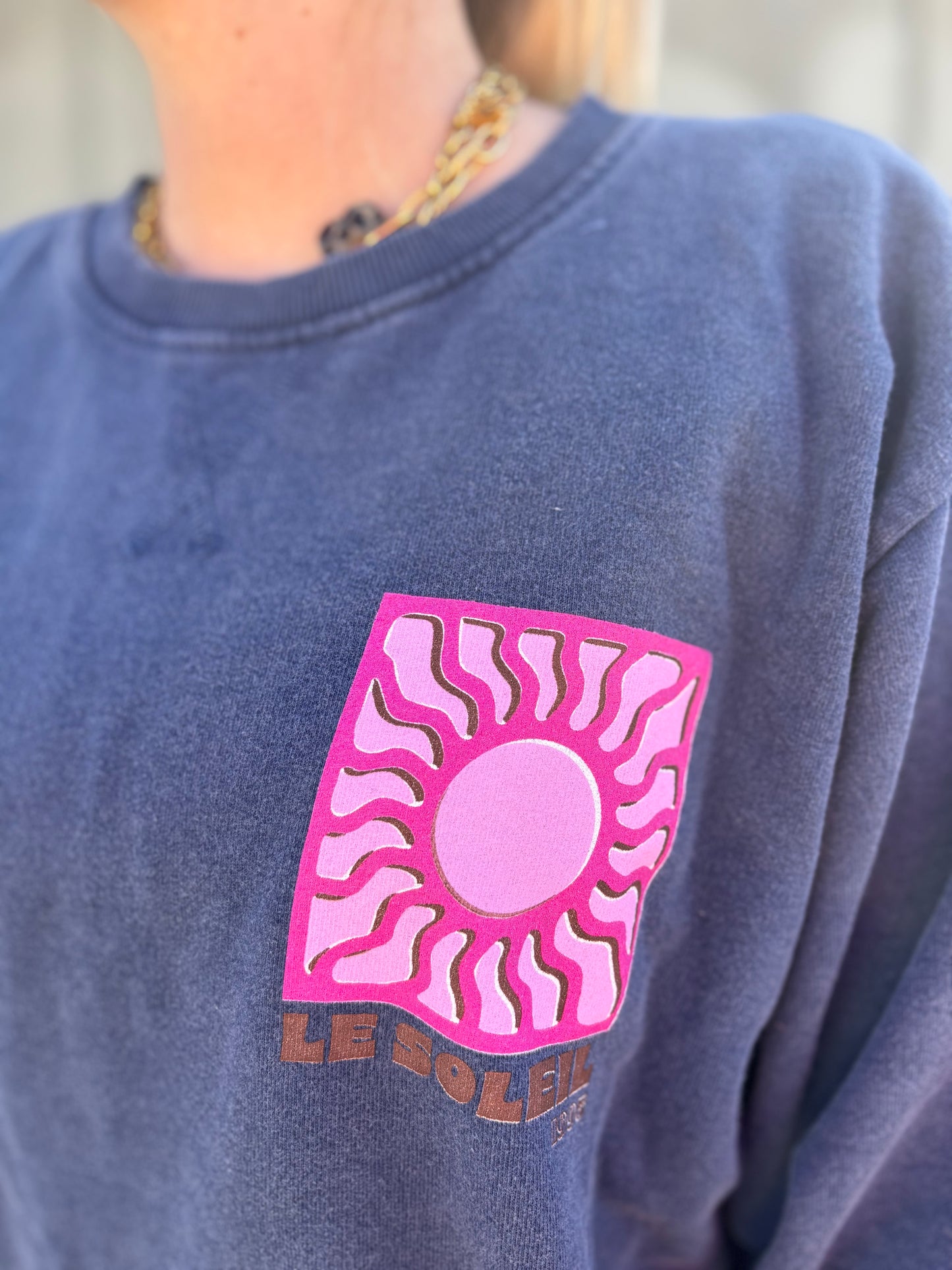 Sweat SOLEIL Bleu marine (NEW)