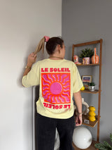 T-shirt SOLEIL Jaune