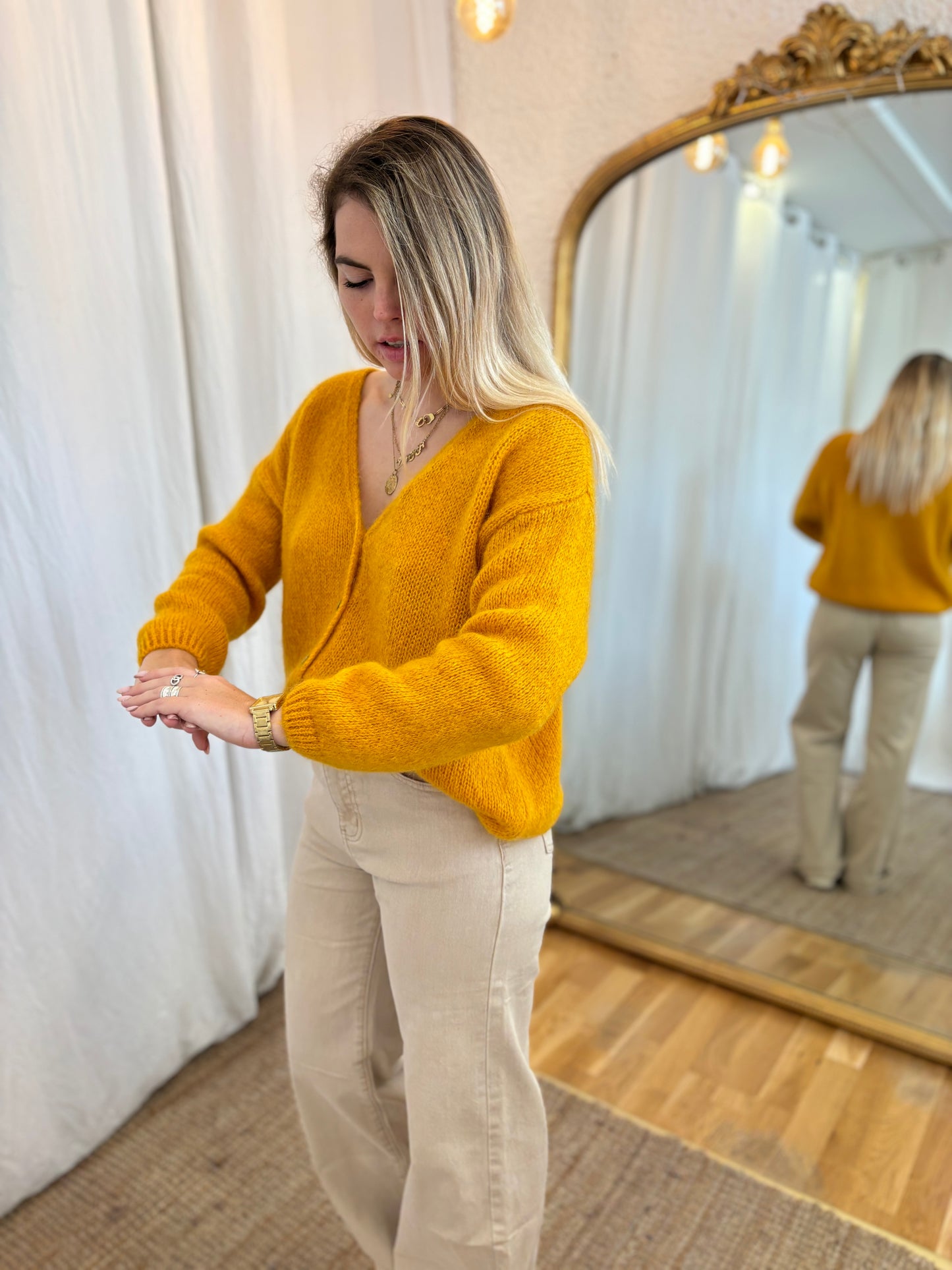 43 - Gilet LOU - Moutarde 🧡l