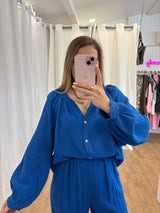 Blouse LYA Bleu électrique