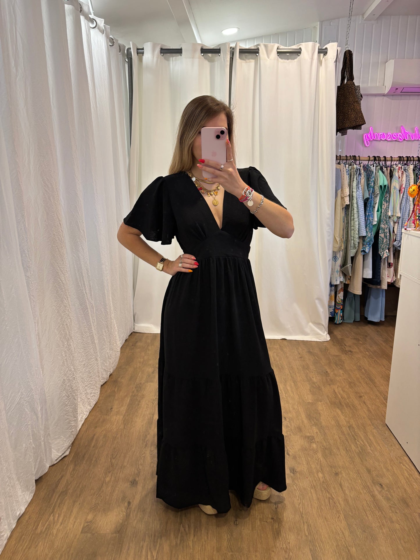Robe longue EMMA Noir