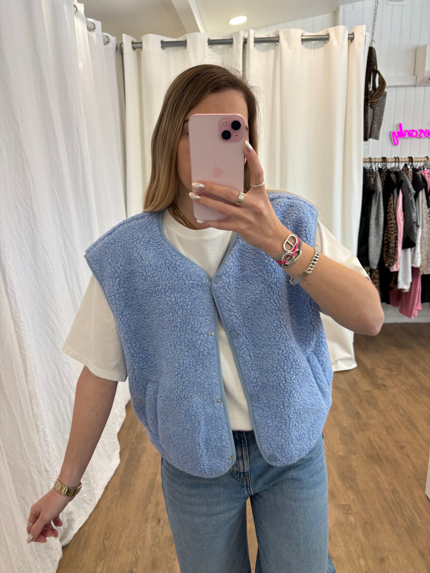 Veste sans manches ABY Bleu ciel