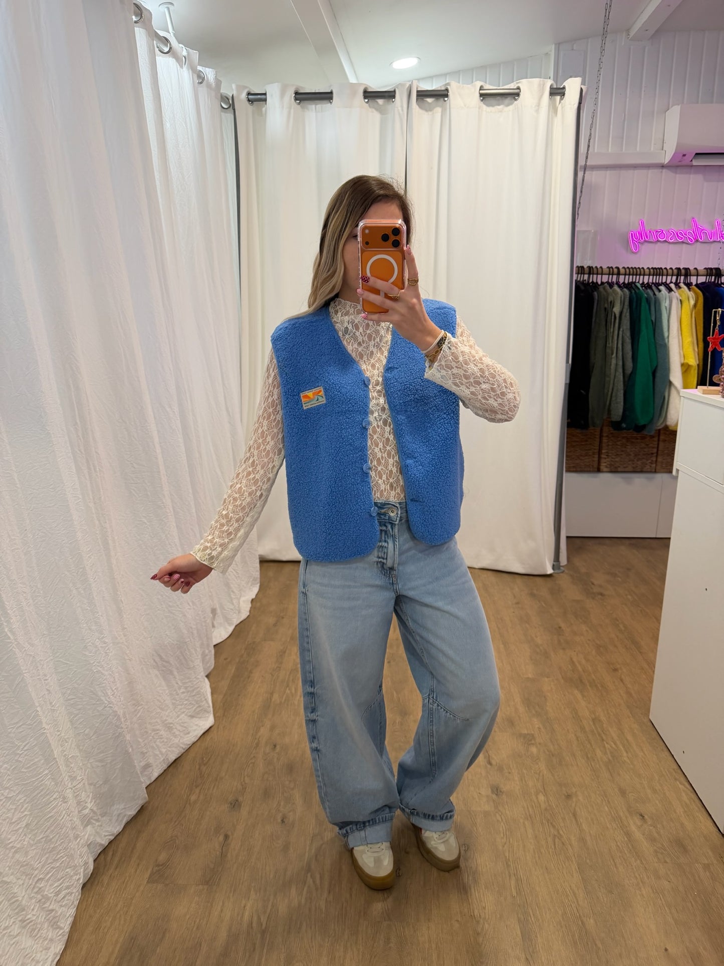 Gilet sans manches NINA Bleu