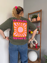T-shirt SOLEIL Kaki (NEW FLUO)