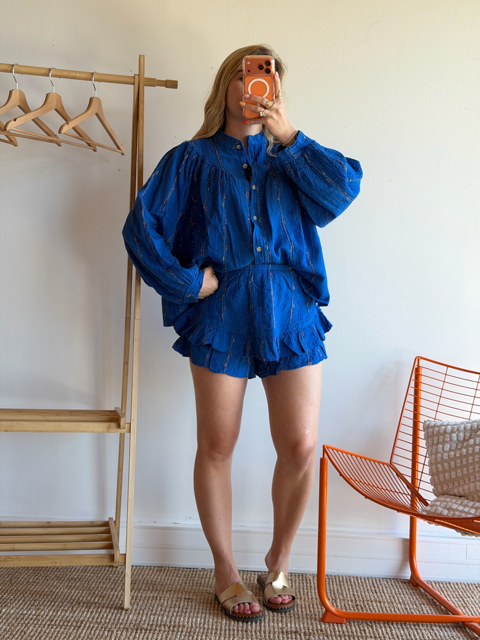 Ensemble LILOU Bleu électrique