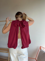 Top CARLA Rouge Bordeaux