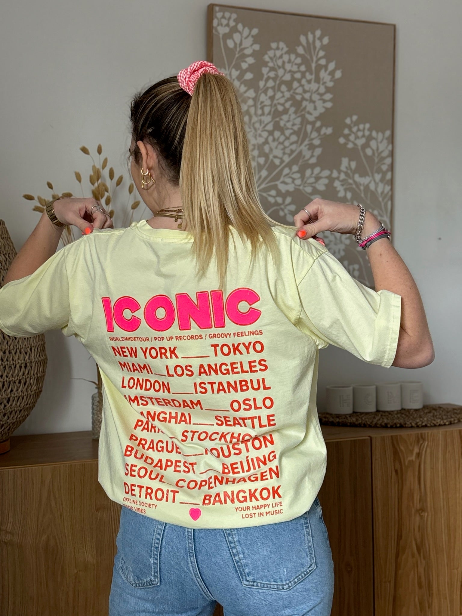 T-shirt ICONIC Jaune