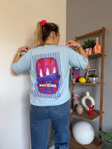 T-shirt SARDINE Bleu ciel