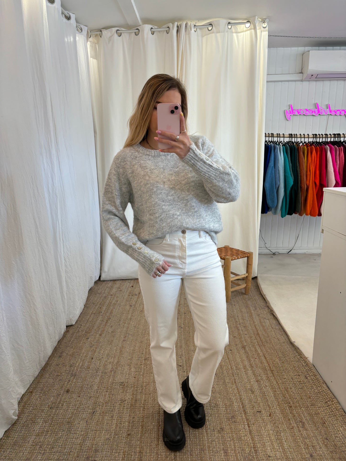 Pull CLAUDIA Gris clair