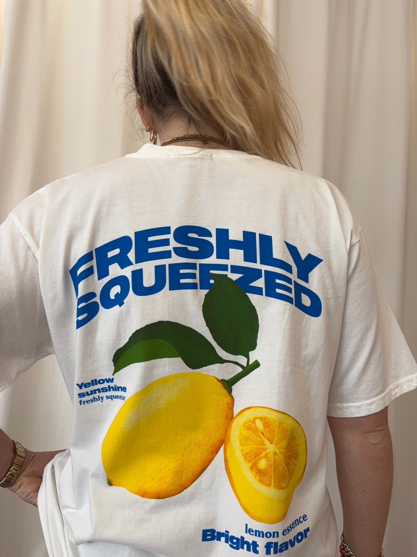 T-shirt CITRON Blanc