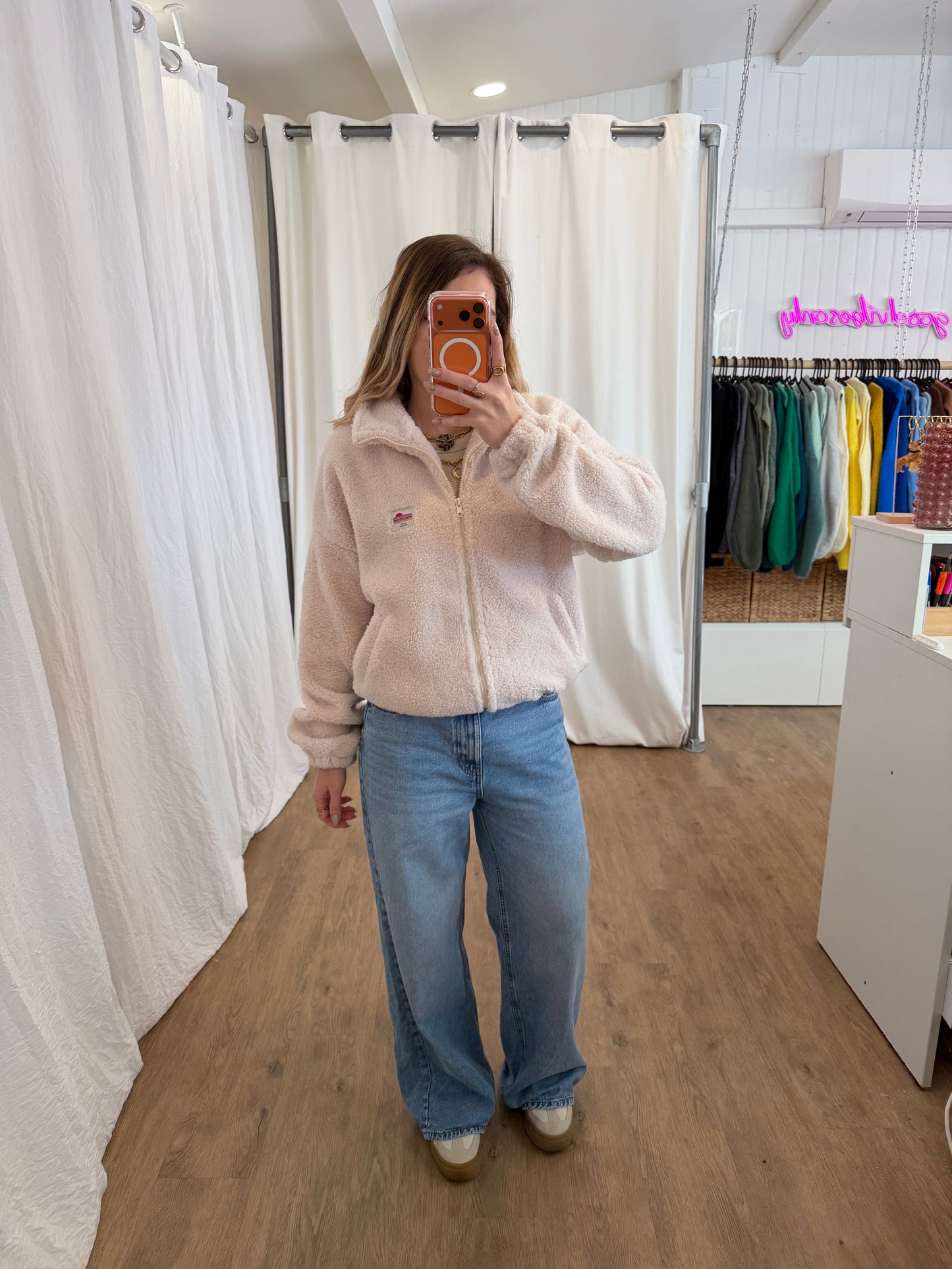 Veste polaire AVA Écru