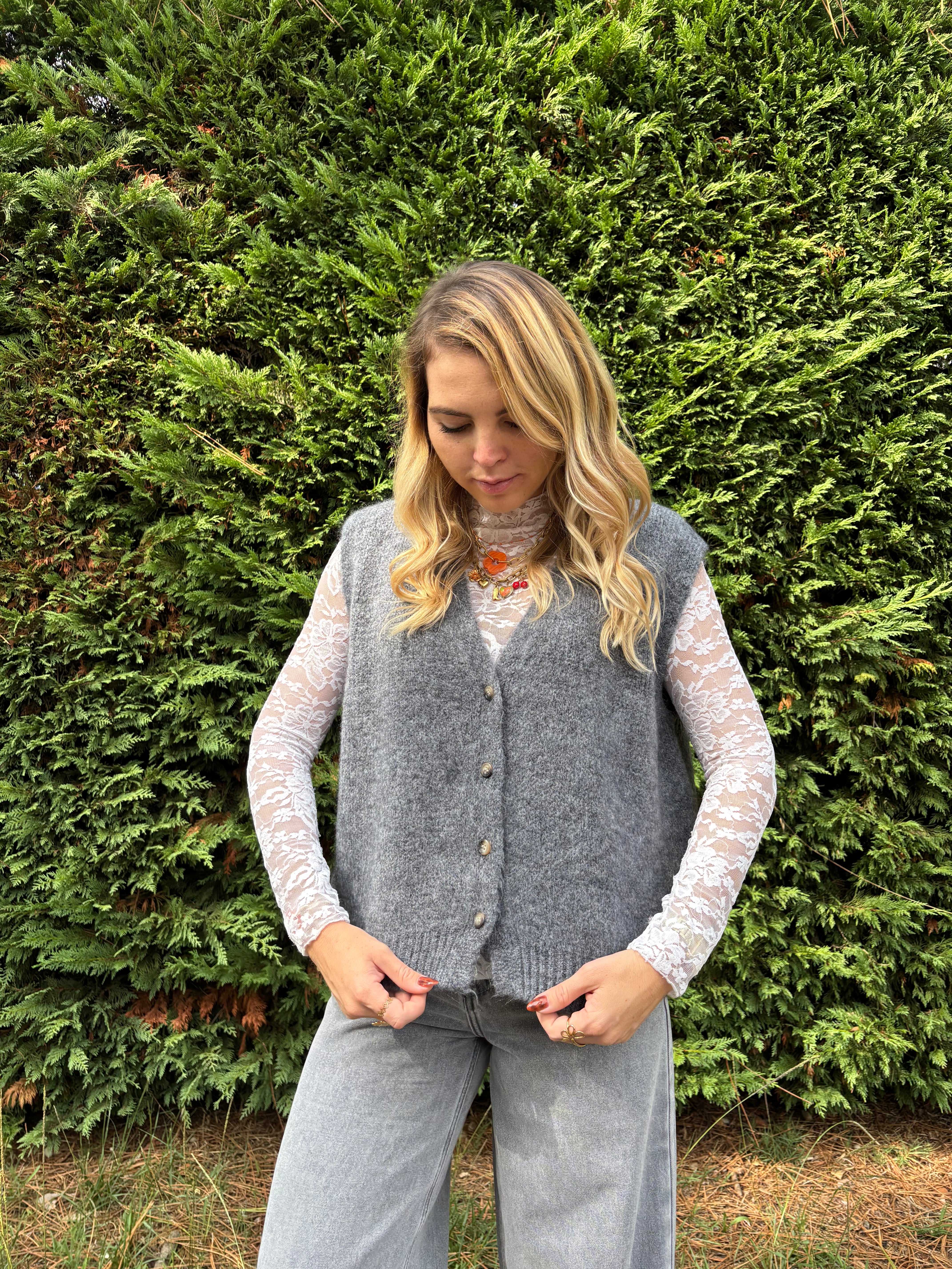 1 - Gilet TOM - Gris
