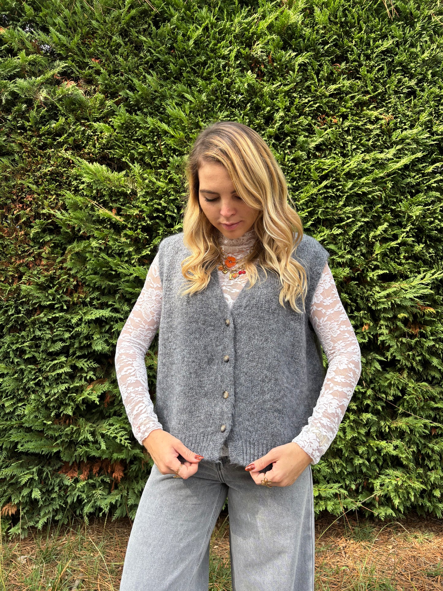 1 - Gilet TOM - Gris