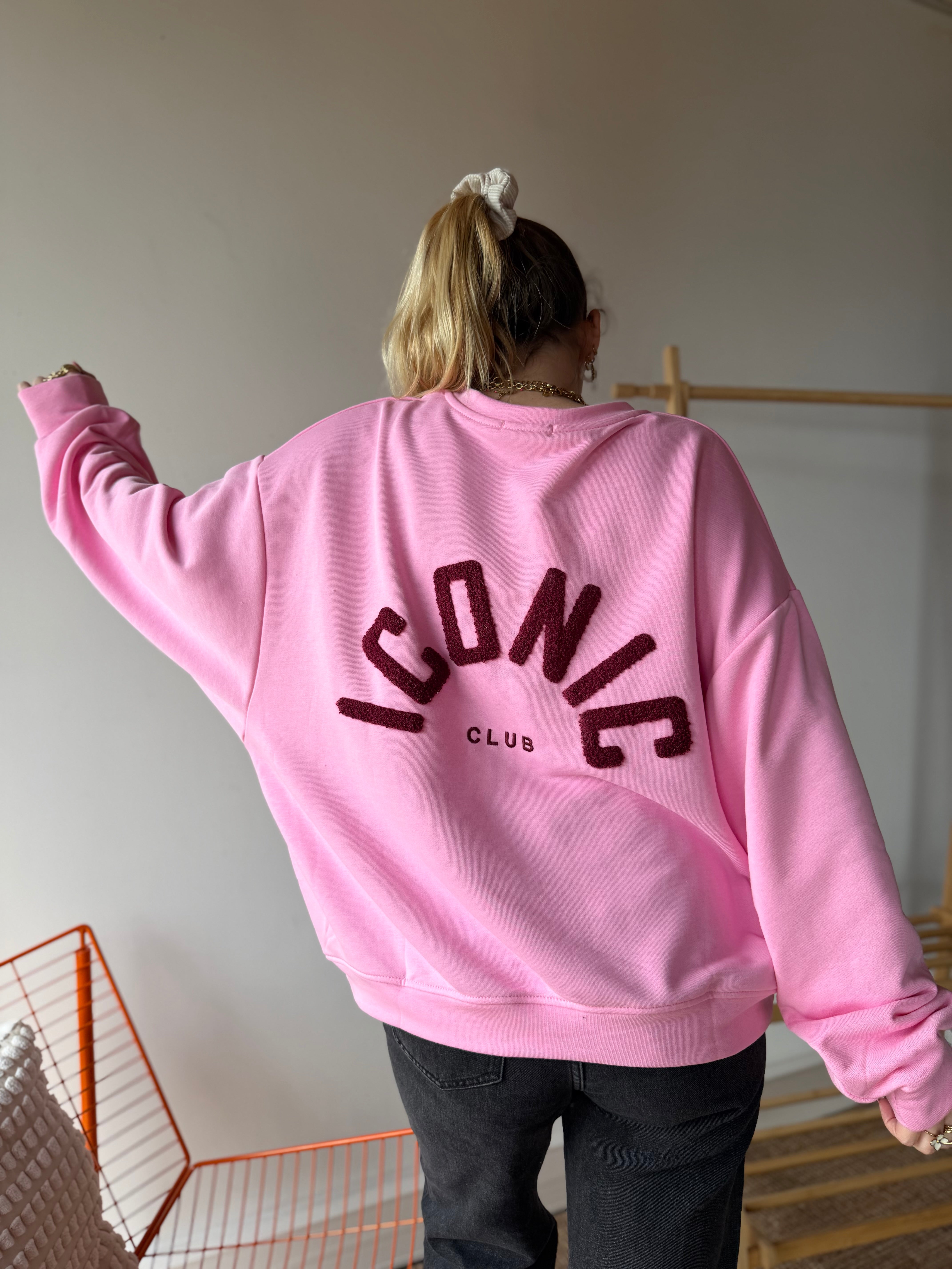 Sweat ICONIC CLUB Rose