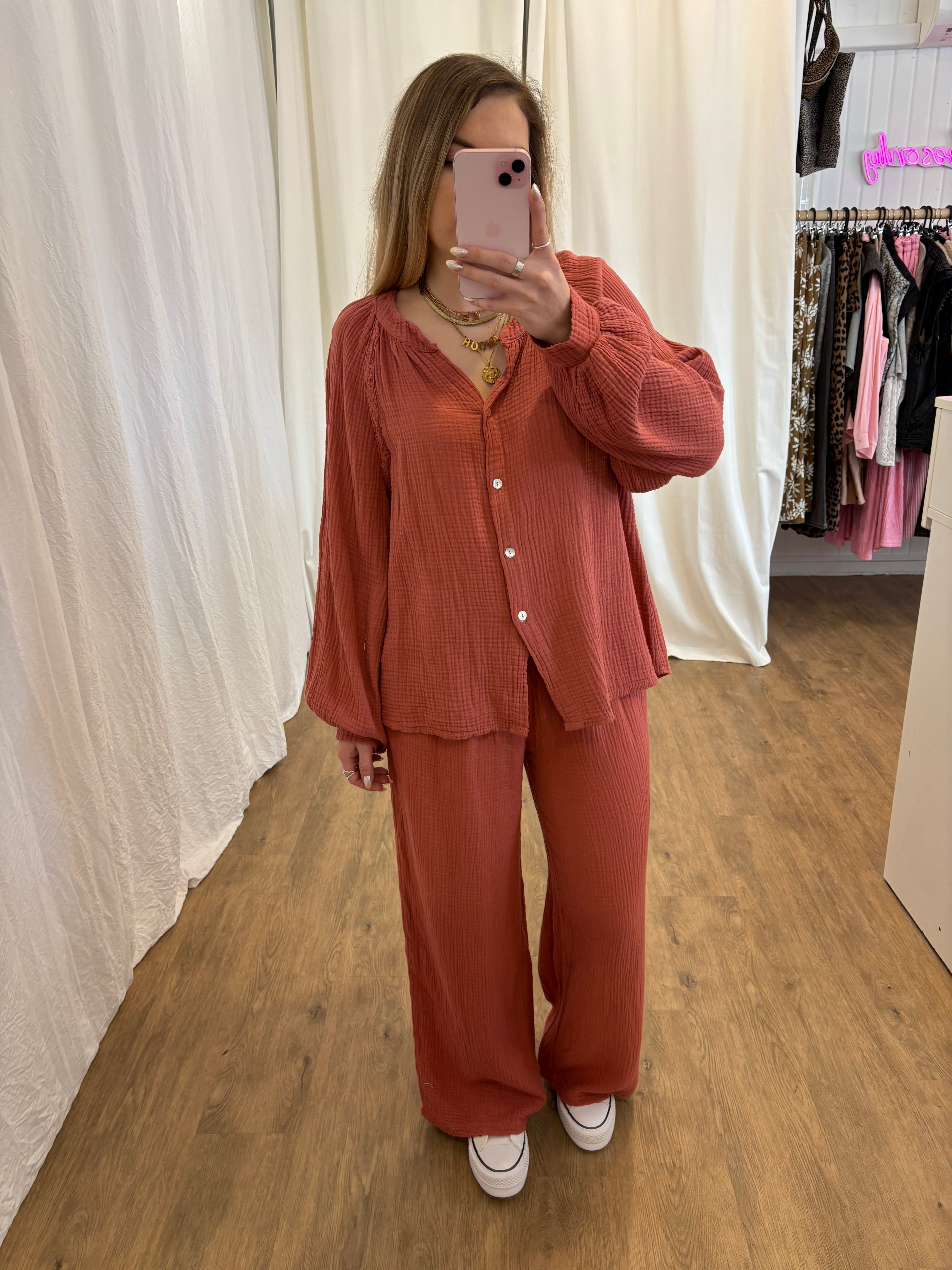 Blouse LYA Terracotta