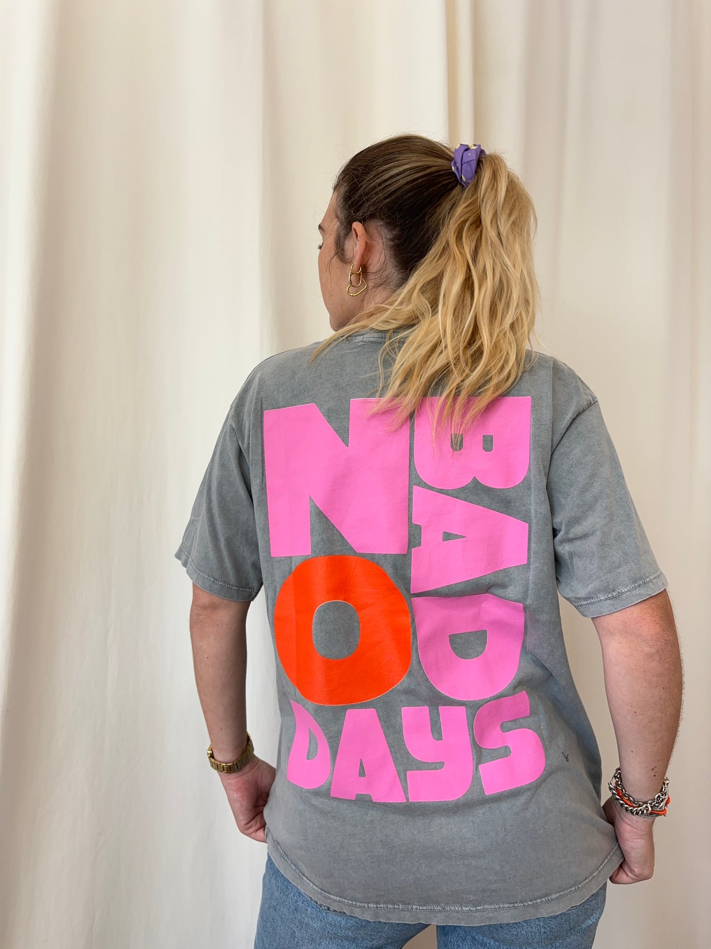 T-shirt NO BAD DAYS Gris