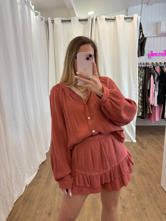 Blouse LYA Terracotta