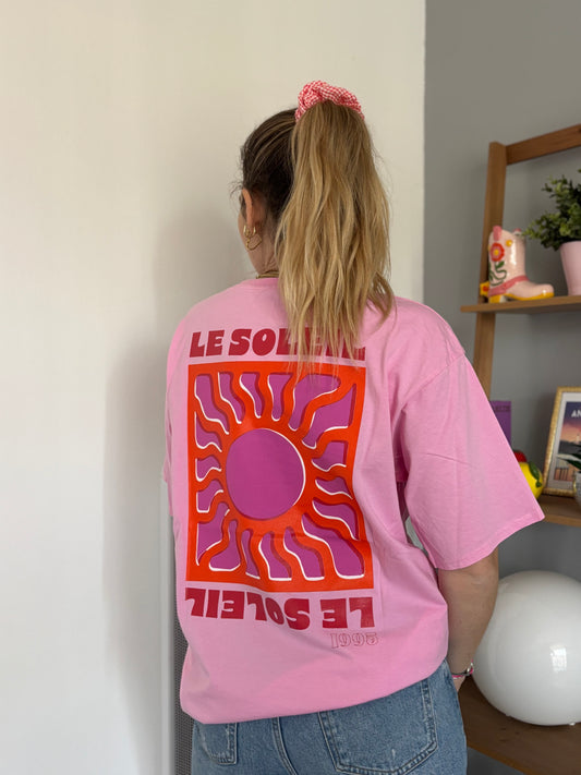 T-shirt SOLEIL Rose baby