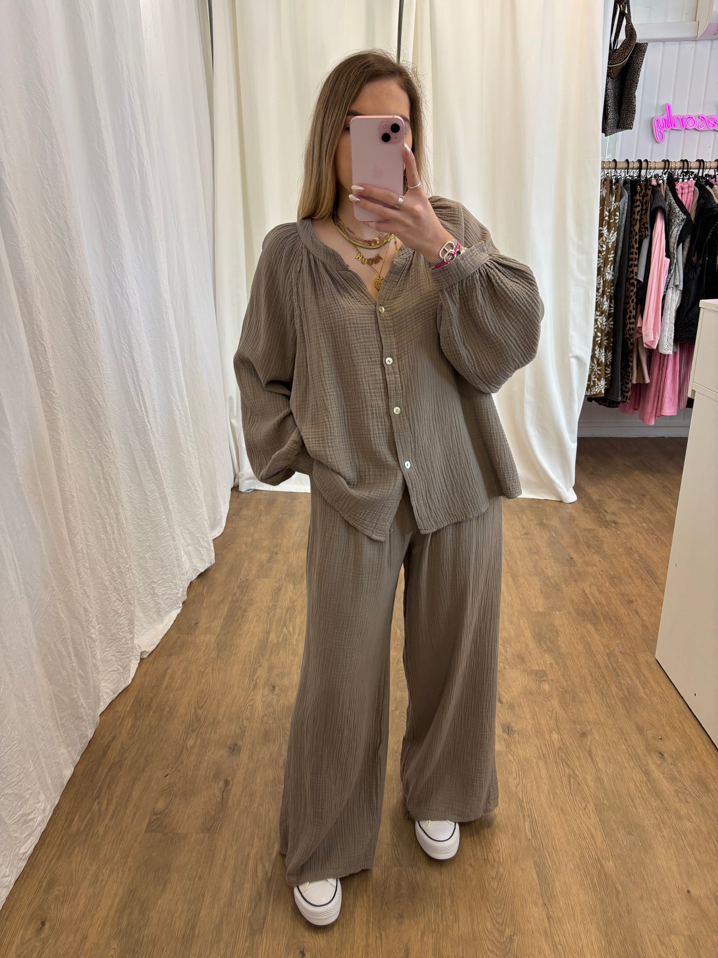 Pantalon LYA Taupe