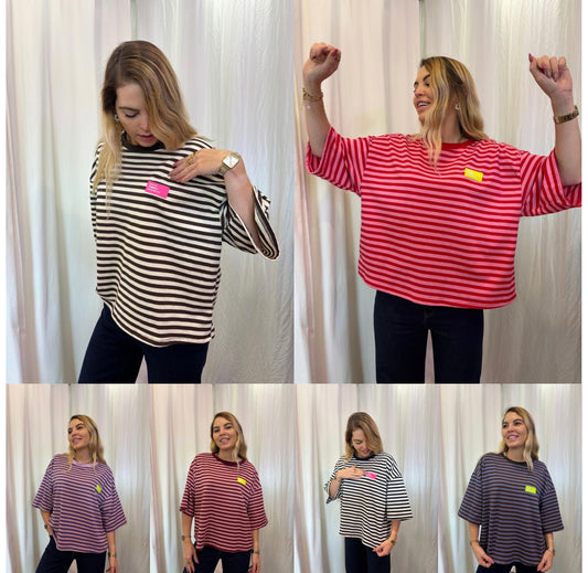 T-shirt marinière YOURSELF - 7 couleurs