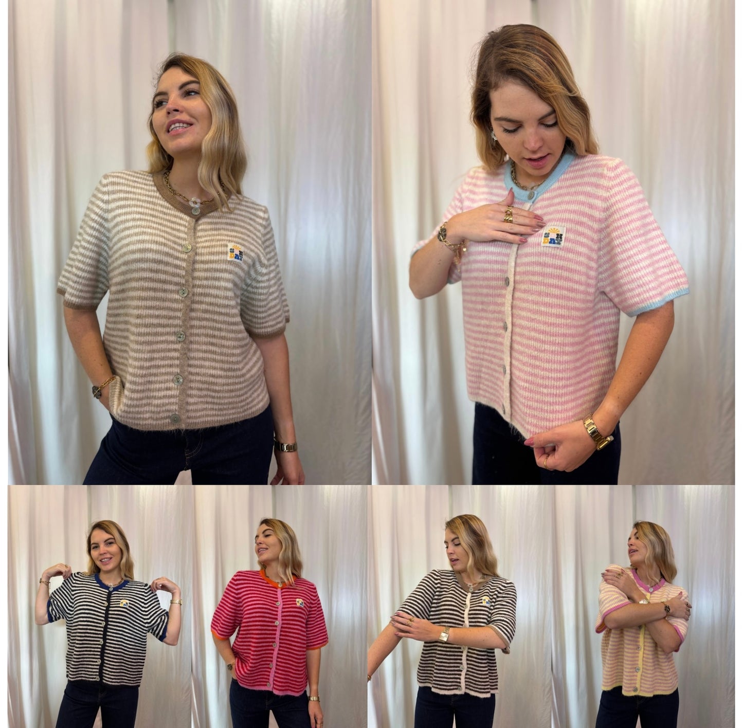 Gilets manches courtes SUNDAY - 6 couleurs