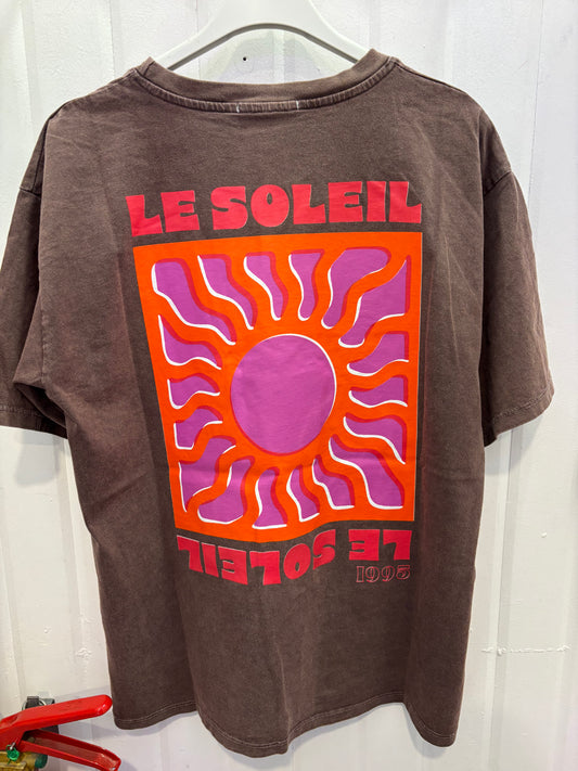 T-shirt SOLEIL Marron