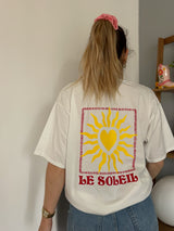 T-shirt SOLEIL CŒUR Blanc