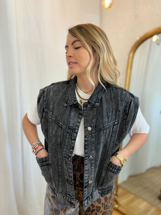 Veste sans manches BOO Noir