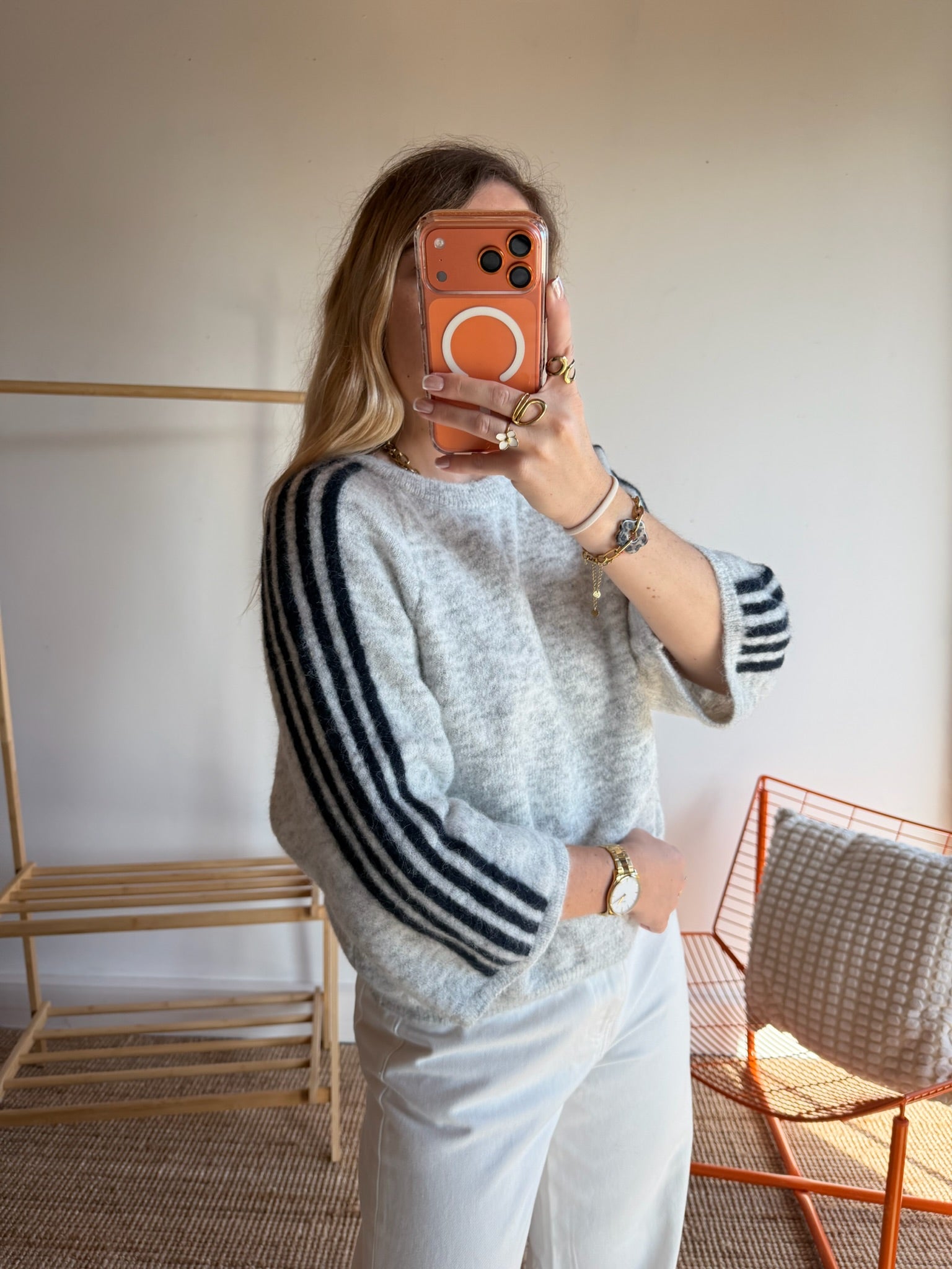 Pull CLÉA Gris