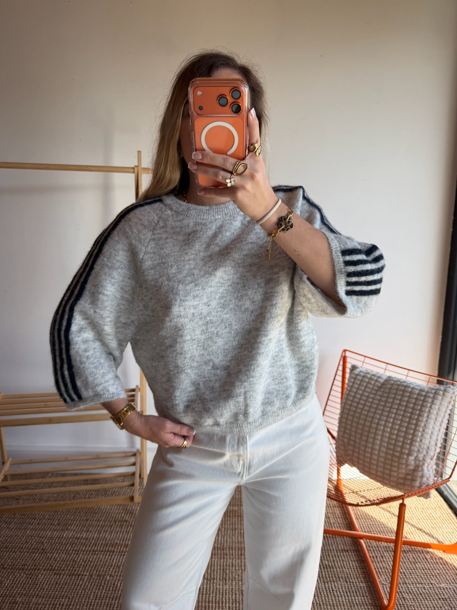 Pull CLÉA Gris