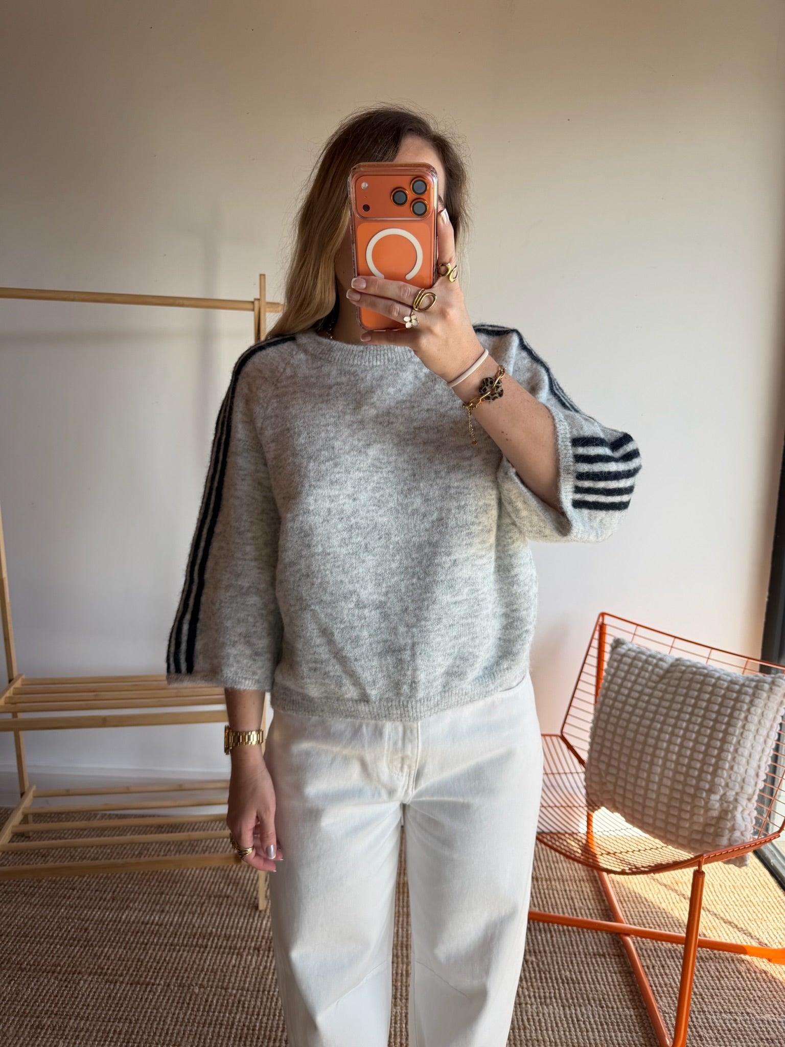 Pull CLÉA Gris