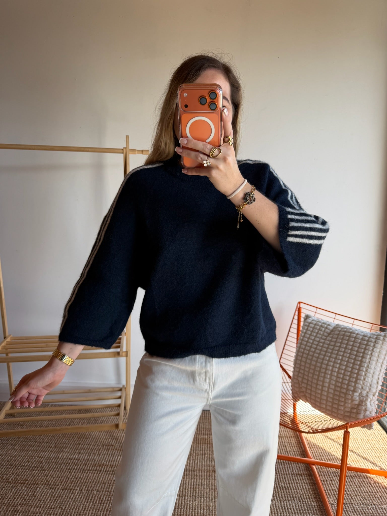 Pull CLÉA Bleu marine