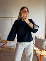 Pull CLÉA Bleu marine