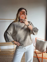 Pull CLÉA Beige