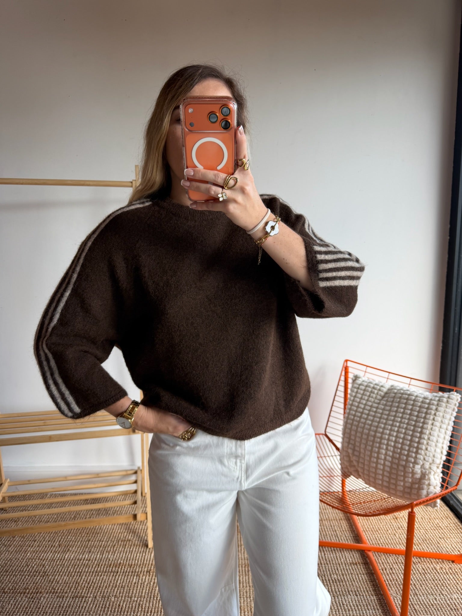 Pull CLÉA Chocolat