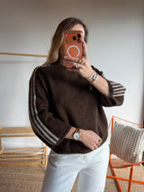Pull CLÉA Chocolat