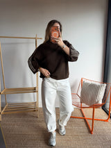 Pull CLÉA Chocolat