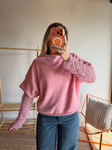 Pull sans manches LÉON - Rose
