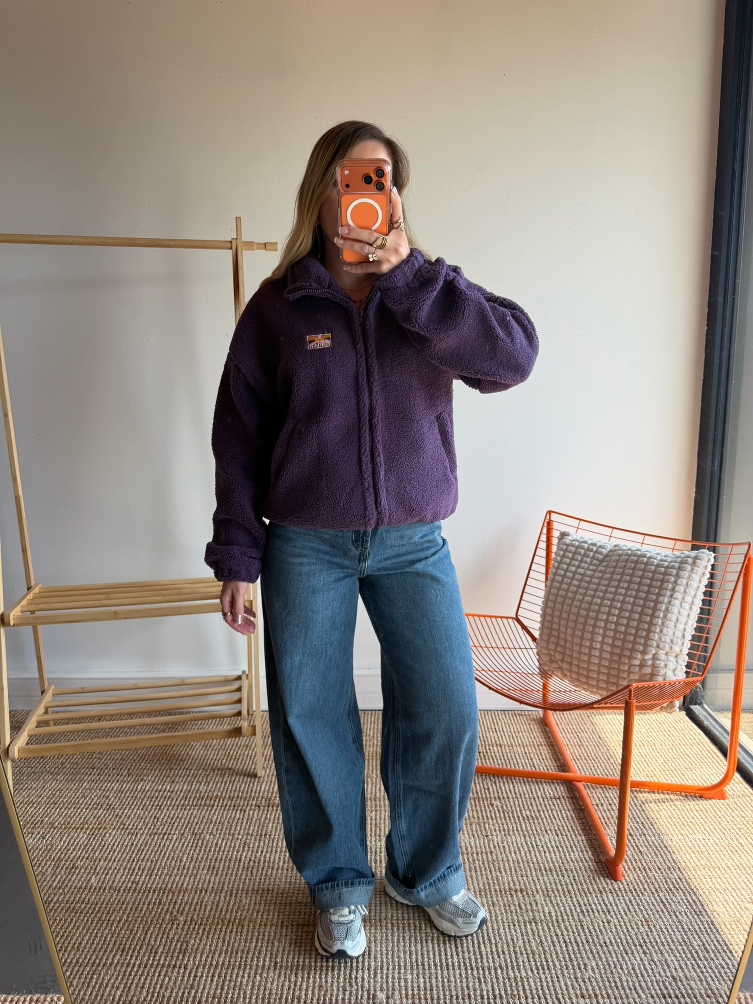 Veste moumoute AVA Violet